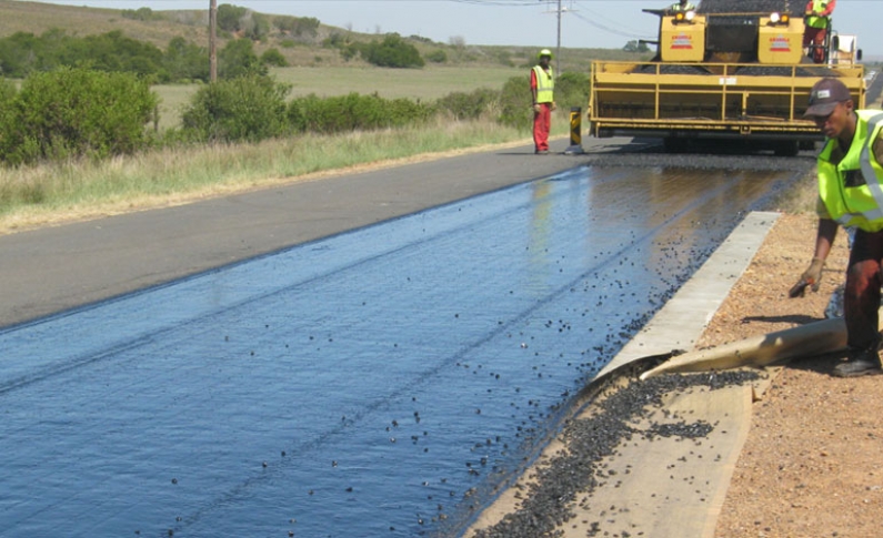 Calitzdorp reseal of trunk road